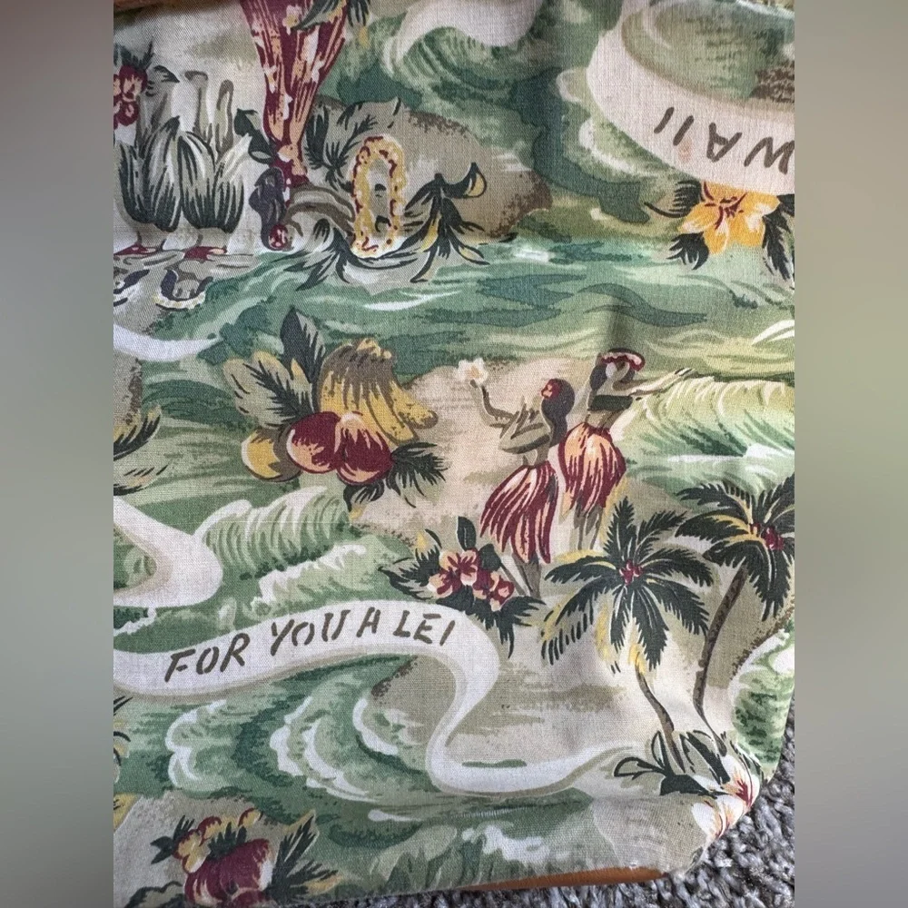 Relic Brand Wooden Handled cross body hawaiian style Handbag - Picture 5 of 11